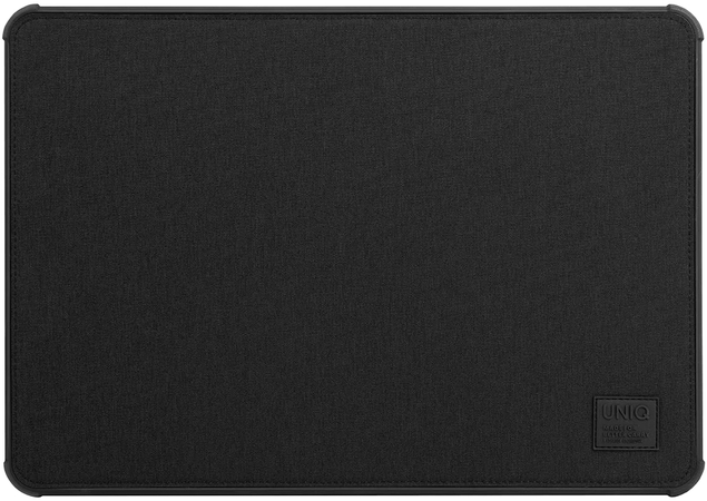 Чехол для Macbook Pro 13 (2016/2018) Uniq DFender Sleeve Kanvas Black, Цвет: Black / Черный