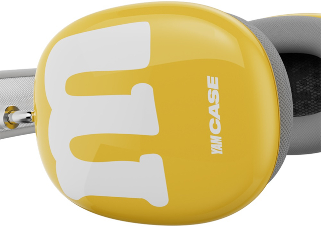 Накладки для Airpods Max Yamcase M&M Yellow, изображение 3