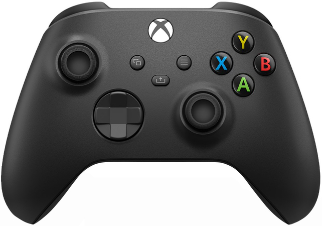 Геймпад Xbox Wireless Controller Carbon Black, Цвет: Black / Черный