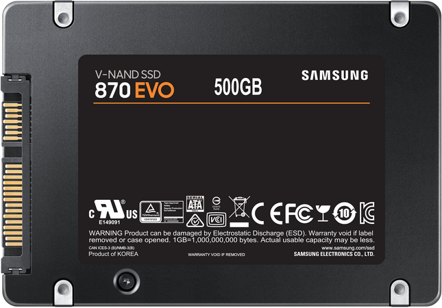SSD накопитель Samsung 870 EVO 500 ГБ (MZ-77E500BW), изображение 2