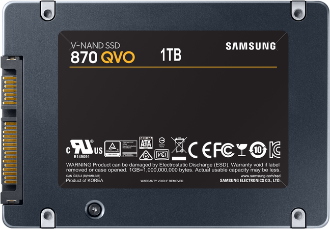 SSD накопитель Samsung 870 QVO 1 ТБ (MZ-77Q1T0BW), изображение 2