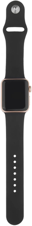 Ремешок для Apple Watch 38/40 Interstep Black, изображение 5