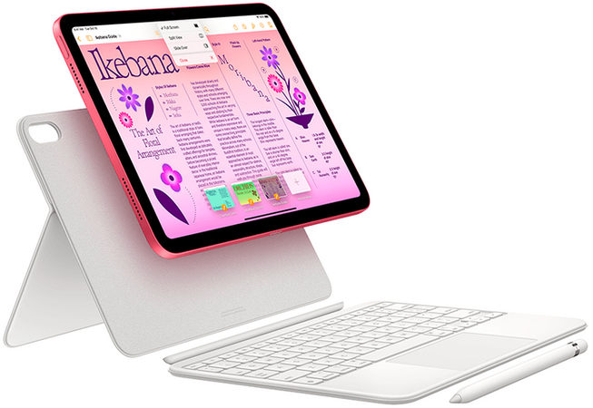 Apple iPad 2022 WiFi+Cellular 256Gb Pink, Объем встроенной памяти: 256 Гб, Цвет: Pink / Розовый, Возможность подключения: Wi-Fi+Cellular, изображение 6