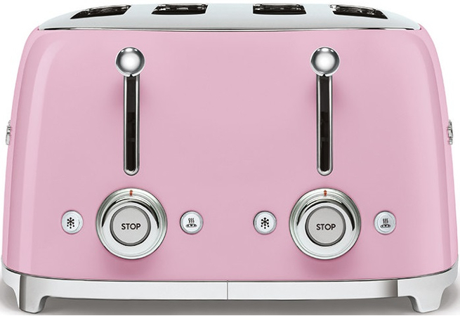 Тостер SMEG TSF03PKEU  на 4 ломтика розовый, Цвет: Pink / Розовый, изображение 5