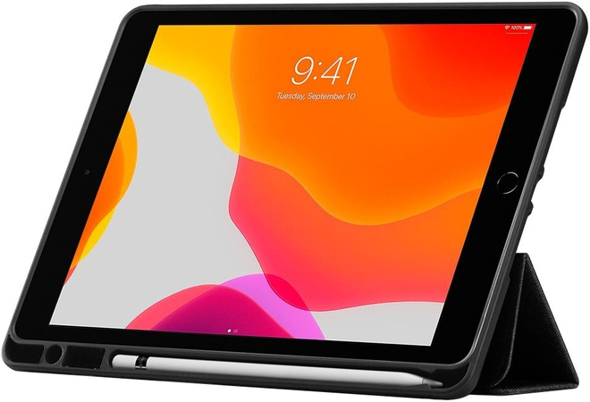 Защитный чехол Spigen Urban Fit iPad 7/8 10.2 2019/2020/2021 Black, Цвет: Black / Черный, изображение 5