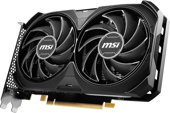 Видеокарта MSI GeForce RTX 4060 Ti VENTUS 2X BLACK OC (GeForce RTX 4060 Ti VENTUS 2X BLACK 16G OC), изображение 2