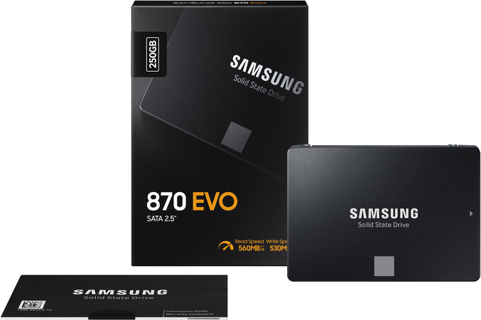 SSD накопитель Samsung 870 EVO 250 ГБ (MZ-77E250BW), изображение 6