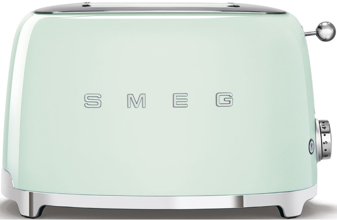 Тостер SMEG TSF01PGEU  на 2 ломтика пастельный зеленый, Цвет: Pastel green / Пастельный зеленый, изображение 2