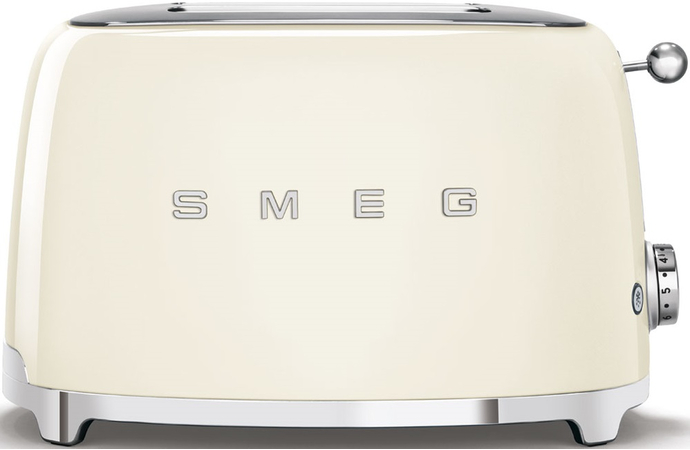Тостер SMEG TSF01CREU на 2 ломтика кремовый, Цвет: Cream / Кремовый, изображение 2