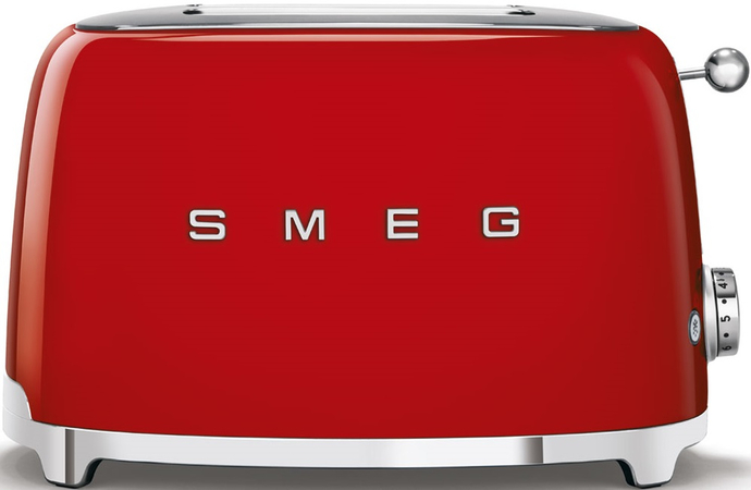 Тостер SMEG TSF01RDEU на 2 ломтика красный, Цвет: Red / Красный, изображение 2