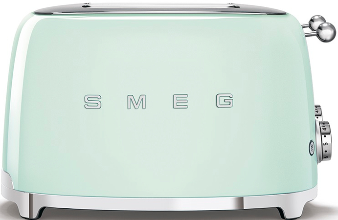 Тостер SMEG TSF03PGEU  на 4 ломтика пастельный зеленый, Цвет: Pastel green / Пастельный зеленый, изображение 3