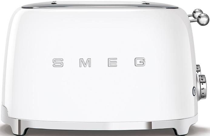 Тостер SMEG TSF03WHEU  на 4 ломтика белый, Цвет: White / Белый, изображение 2