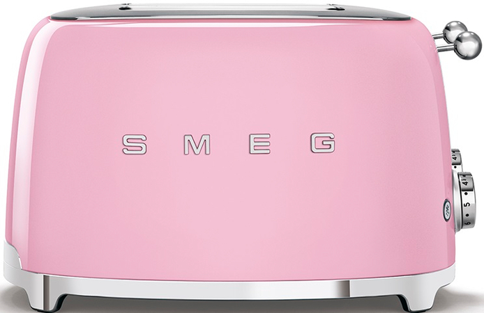 Тостер SMEG TSF03PKEU  на 4 ломтика розовый, Цвет: Pink / Розовый, изображение 2