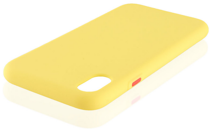 Чехол для iPhone XR Brosco Fresh Желто-красный, изображение 3