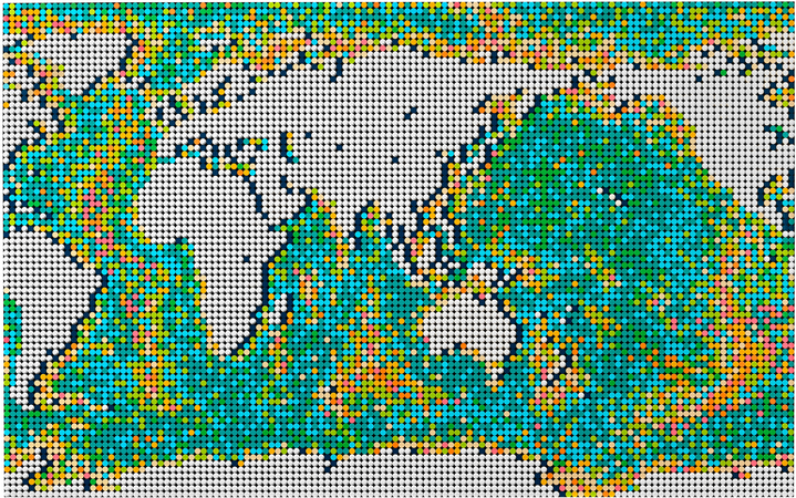 Конструктор Lego Art Карта мира (31203), изображение 3