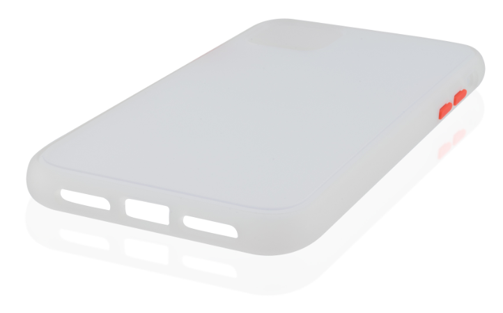 Чехол для iPhone 11 Pro Brosco STTPU Бело-красный, изображение 5