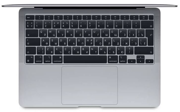 MacBook Air 13 (M1 2020) 8GB 256GB SSD Space Gray, Цвет: Space Gray / Серый космос, Жесткий диск SSD: 256 Гб, Оперативная память: 8 Гб, изображение 2