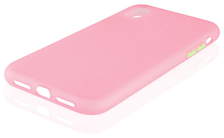 Чехол для iPhone XR Brosco Fresh Розово-зеленый, изображение 4