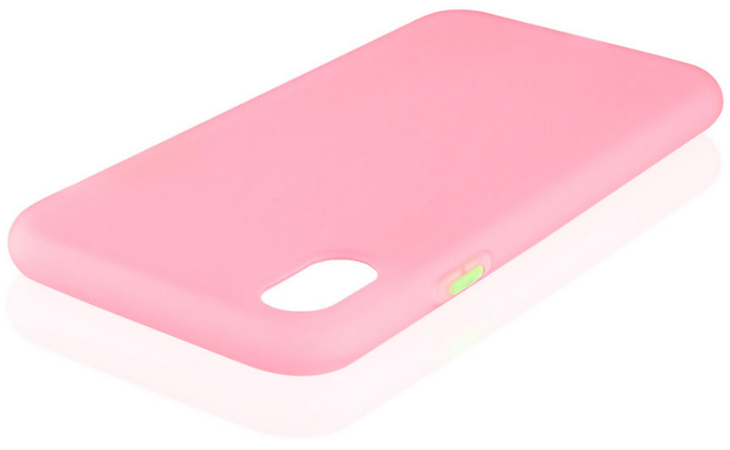 Чехол для iPhone XR Brosco Fresh Розово-зеленый, изображение 3