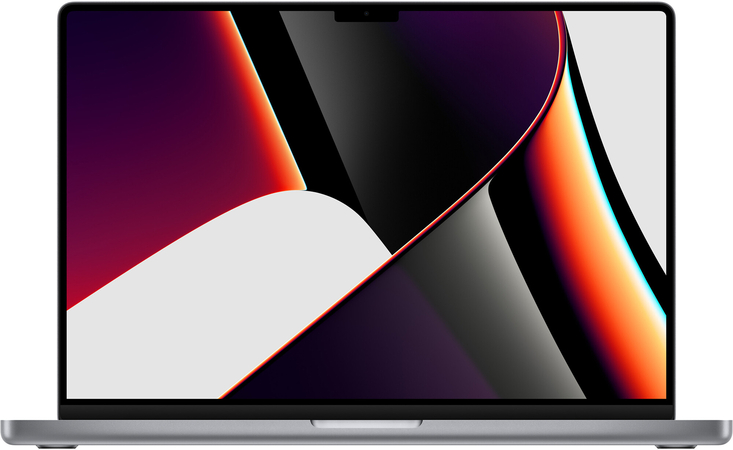 MacBook Pro 16 (M1 Pro 10C CPU, 16C GPU, 2021) 16Gb, 512Gb SSD Space Gray, Цвет: Space Gray / Серый космос, Жесткий диск SSD: 512 Гб, Оперативная память: 16 Гб