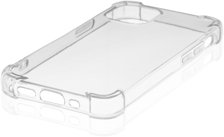 Чехол для iPhone 12 Mini Brosco HARDTPU Прозрачный, изображение 3