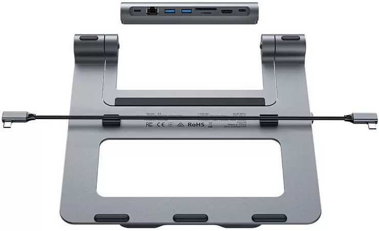 Подставка для ноутбука ACEFAST E5 PLUS USB-C Space Gray, изображение 4