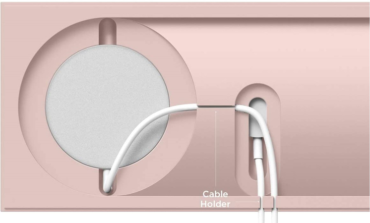 Стенд Elago MagSafe Tray Duo для iPhone/Apple Watch Sand Pink, Цвет: Pink / Розовый, изображение 2