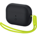 Защитный чехол Spigen Silicon Fit with Strap for AirPods Pro 1 / 2 Black/Phantom Green