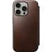 Защитный чехол для iPhone 15 Pro Nomad Modern Leather Folio, brown
