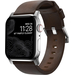 Ремешок Nomad Modern Band Leather Strap Brown, silver - Apple Watch 49mm/45mm, изображение 3
