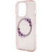 Чехол для iPhone 15 Pro Guess PC/TPU Flowers Wreath Hard Pink (MagSafe), Цвет: Pink / Розовый, изображение 4