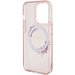 Чехол для iPhone 15 Pro Guess PC/TPU Flowers Wreath Hard Pink (MagSafe), Цвет: Pink / Розовый, изображение 5