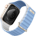 Ремешок для Apple Watch 41/40/38 mm Uniq Revix EVO Reversible Magnetic Powder Blue/White, изображение 3