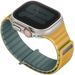 Ремешок для Apple Watch 49/45/44/42 mm Uniq Revix EVO reversible Magnetic Viridian Green/Burnt Yell, Цвет: Green / Зеленый, изображение 4