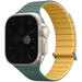 Ремешок для Apple Watch 49/45/44/42 mm Uniq Revix EVO reversible Magnetic Viridian Green/Burnt Yell, Цвет: Green / Зеленый