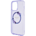 Чехол для iPhone 15 Pro Max Guess PC/TPU Flowers Wreath Hard Purple (MagSafe), Цвет: Violet / Фиолетовый
