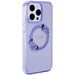 Чехол для iPhone 15 Pro Max Guess PC/TPU Flowers Wreath Hard Purple (MagSafe), Цвет: Violet / Фиолетовый, изображение 4