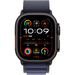 Apple Watch Ultra 2 GPS + Cellular, 49 мм, корпус из черного титана, ремешок Alpine темно-синего цвета, Экран: 49, Цвет: Navy / Синий, изображение 2