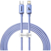 Кабель Baseus Crystal Shine Series USB Type-C/Lightning (CAJY000305) 2 m Purple