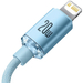 Кабель Baseus Crystal Shine Series USB Type-C/Lightning (CAJY001303) 1.2 m Blue, изображение 2