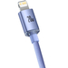 Кабель Baseus Crystal Shine Series USB Type-C/Lightning (CAJY000305) 2 m Purple, изображение 4