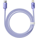 Кабель Baseus Crystal Shine Series USB Type-C/Lightning (CAJY000305) 2 m Purple, изображение 2