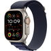 Apple Watch Ultra 2 GPS + Cellular, 49 мм, корпус из бежевого титана, ремешок Alpine темно-синего цвета, Экран: 49, Цвет: Navy / Синий