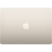 MacBook Air 13" (M3, 8C CPU/10C GPU, 2024), 16 ГБ, 512 ГБ SSD Starlight (MXCU3), Общий объем твердотельных накопителей (SSD): 512 ГБ, Объем оперативной памяти: 16 ГБ, Цвет: Starlight / Сияющая звезда, изображение 6