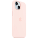 Чехол для iPhone 15 Apple Silicone Case with MagSafe Light Pink, Цвет: Pink / Розовый, изображение 6