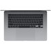 MacBook Air 15 (M3, 8C CPU/10C GPU, 2024) 16 ГБ, 256 ГБ Space Gray (MC9G4), Общий объем твердотельных накопителей (SSD): 256 ГБ, Объем оперативной памяти: 16 ГБ, Цвет: Space Gray / Серый космос, изображение 3