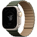 Ремешок для Apple Watch 49/46/45/44 mm Uniq Revix Reversible Magnetic Green/Tan