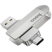 Флеш накопитель HOCO UD10 128Gb, Объем накопителя: 128 Гб, Цвет: Silver / Серебристый