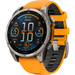 Garmin Fenix 8 47mm Amoled Sapphire Graphite DLC Titanium with Spark Orange Silicone, Экран: 47, Цвет: Orange / Оранжевый