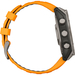Garmin Fenix 8 47mm Amoled Sapphire Graphite DLC Titanium with Spark Orange Silicone, Экран: 47, Цвет: Orange / Оранжевый, изображение 8
